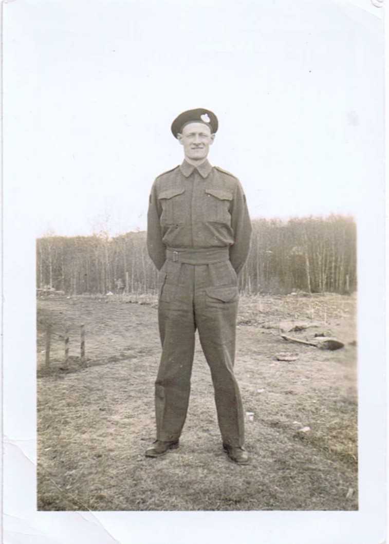 Man in army uniform