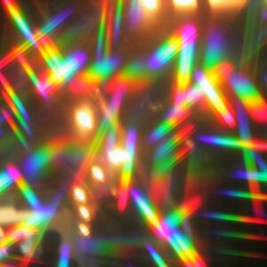 disco lights hologram prism abstract disco lights nightclub synthwave dance party background with copy space