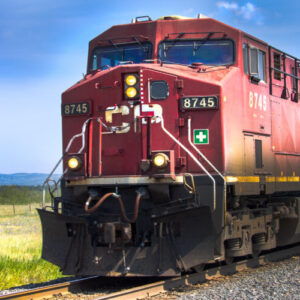 Canadian Red Train